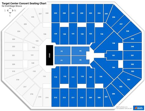 Target Center Seating Charts - RateYourSeats.com