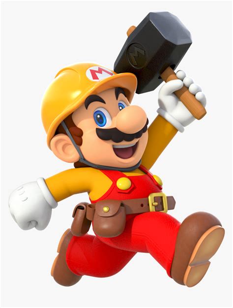 Super Mario Maker 2 Mario Png, Transparent Png - kindpng