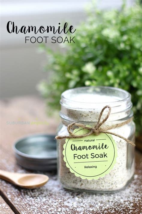 Easy Chamomile Foot Soak DIY | How to Make a Foot Soak