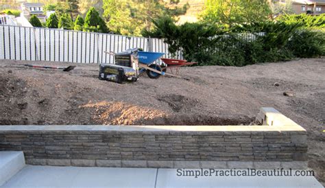 A Small Retaining Wall - Simple Practical Beautiful