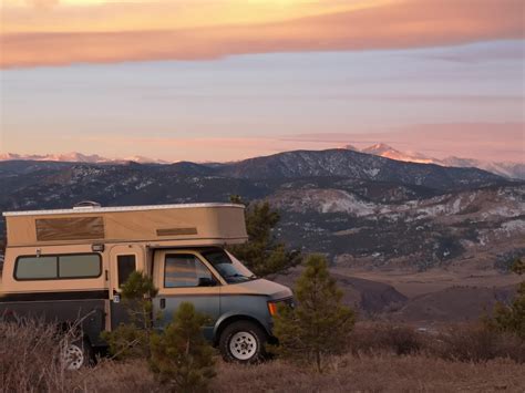 Camping in my backyard (Long's Peak in the background) : camping