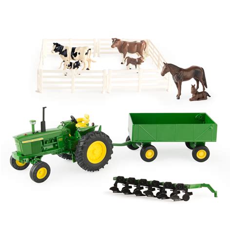 John Deere 1:32 Scale Farm Toy Playset - Walmart.com - Walmart.com