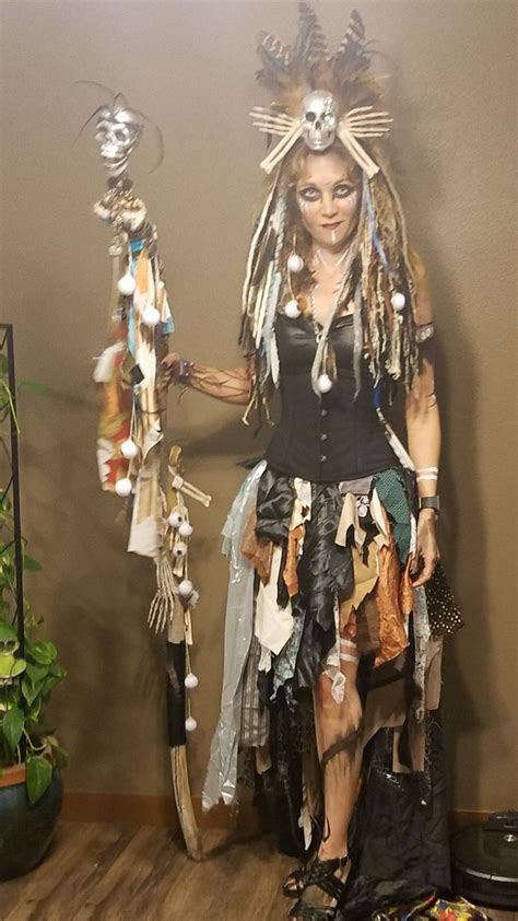 My year 1 Voodoo Priestess costume!!! | Witch halloween costume, Voodoo halloween, Witch costume diy