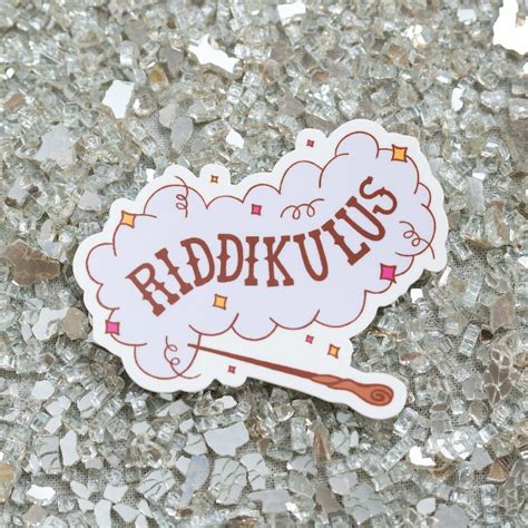 Riddikulus Spell Vinyl Sticker Harry Potter Sticker | Etsy