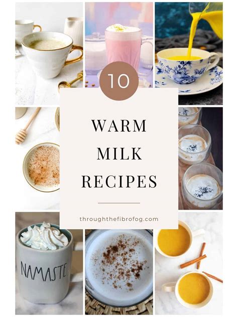 10 Warm Milk Recipes - Through The Fibro Fog