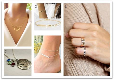 Gift Guide Personalized Jewelry for Women – Inspire My Style