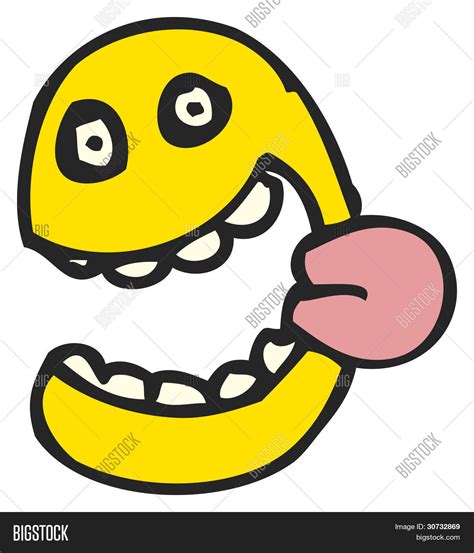 Crazy Cartoon Smiley Image & Photo (Free Trial) | Bigstock