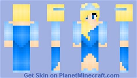 Elsa the Snow Queen Minecraft Skin