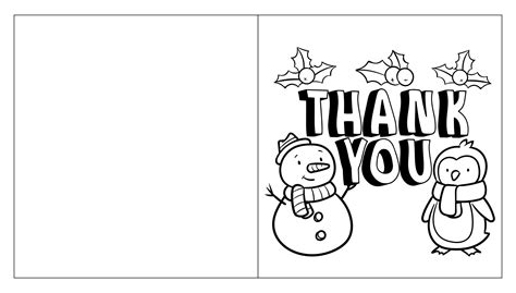 Printable Thank You Coloring Pages