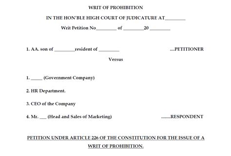 What is a Writ Petition. And how do you file one in Court?