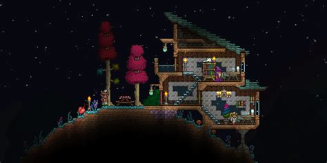 I made this simple and cozy house in Hallow. : Terraria | Terraria ...