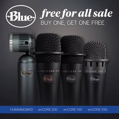 Blue Microphones has a Free For All Sale - Pro Gear News - Reviews