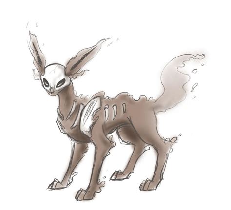 Ghost Eevee Evolution by D34tHn0Te on DeviantArt