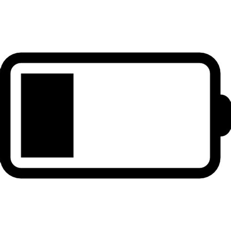 Low battery - Free interface icons