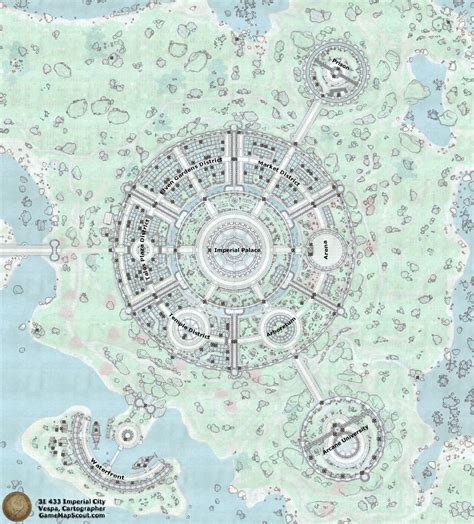 Detailed Map Of Oblivion Fighters Guild