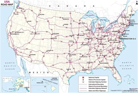 Us Interstate And Highway Map Usa Road Map Beautiful Free Printable ...