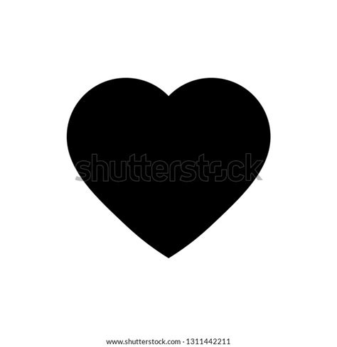 icono del corazón. vector de símbolo: vector de stock (libre de regalías) 1311442211 | Shutterstock