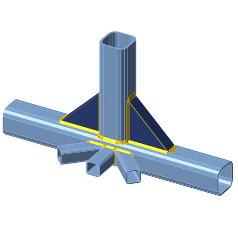 3D truss connection made of HSS profiles | IDEA StatiCa