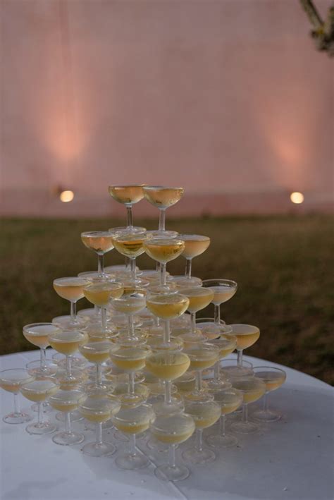 An Indulgent Champagne Tower for Your Wedding Reception