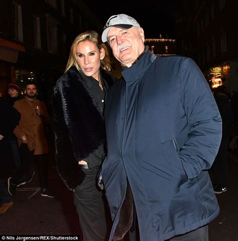 John Cleese and Jennifer Wade switch on lights in London | Daily Mail ...