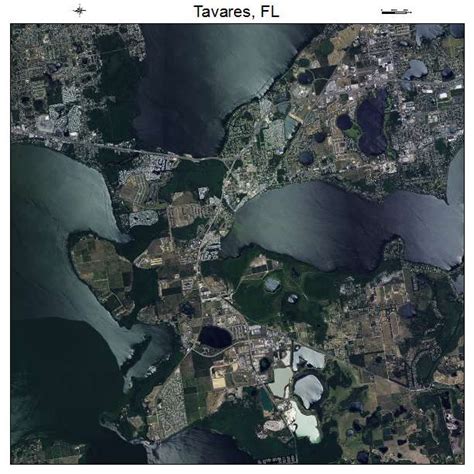 Aerial Photography Map of Tavares, FL Florida