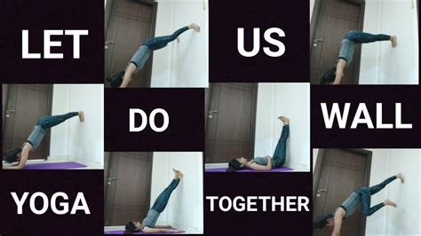 Wall yoga - Simple everyday wall exercises for all | yoga for beginners ...