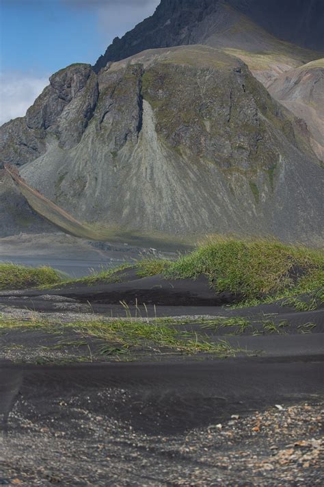 Stokksnes Lighthouse And Vestrahorn Mountain