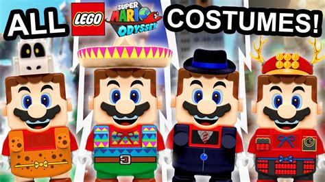 ALL Lego Super Mario Odyssey Costumes!! - YouTube