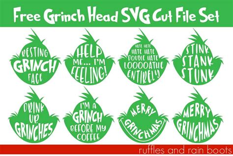 Drawing & Illustration Grinch SVG Cut File Grinch Face Svg Grinch Png Funny Grinch SVG Png ...