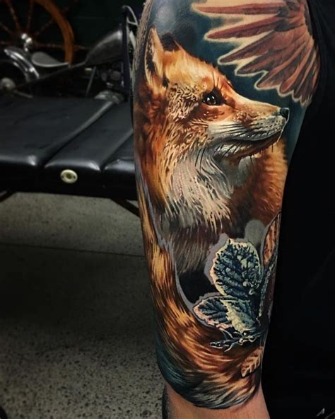 Realism Fox Tattoo | Fuchs tattoo, Tiertattoos, Wildnis-tattoo