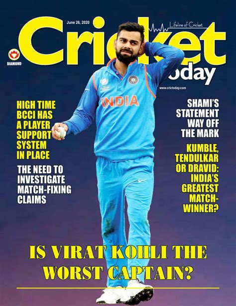 Cricket Today-June 26, 2020 Magazine - Get your Digital Subscription