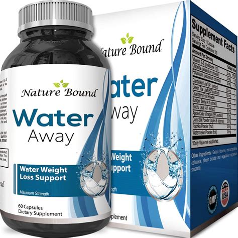 Nature Bound Water Away Supplement Best Fast Acting Diuretic Pills for ...