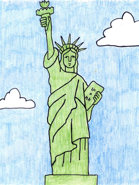 Free Statue Of Liberty Drawing, Download Free Statue Of Liberty Drawing ...