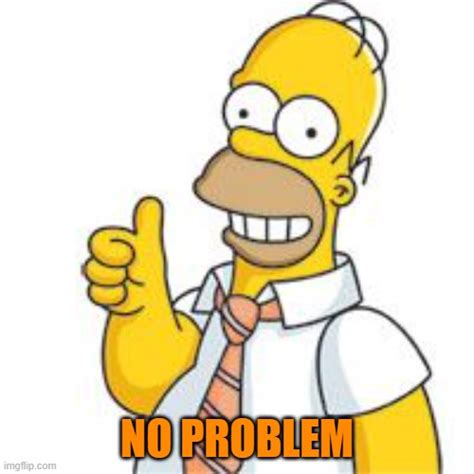 homer no problemo - Imgflip