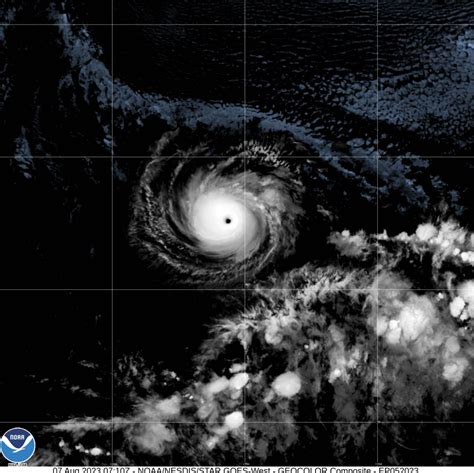 Cat 4 Hurricane Dora on track to pass “well south” of Hawaiʻi over the ...