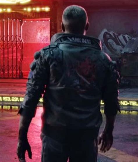 Bomber Samurai Cyberpunk 2077 Jacket with Patch - Jackets Expert