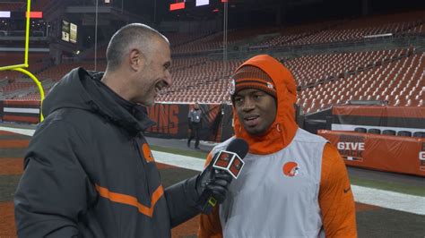 Nick Chubb Postgame Interview vs. Steelers