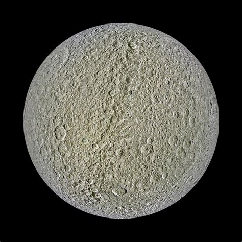 Saturn's Moon Rhea Photograph by Nasa/jpl-caltech/space Science Institute/lunar And Planetary ...