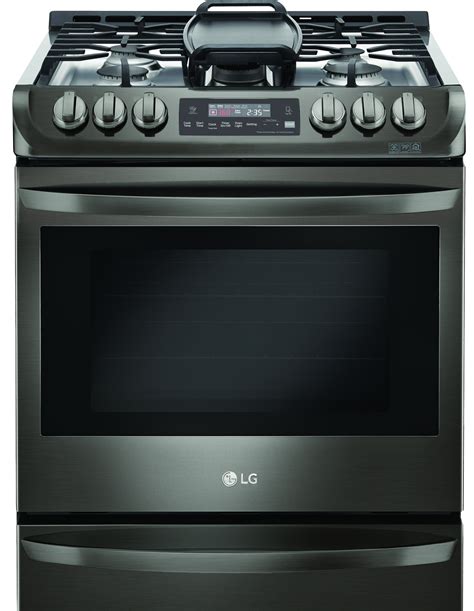 LG 30" Black Stainless Slide-In Gas Range - LSG4513BD