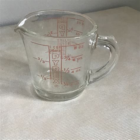 Vintage 1 cup liquid Pyrex measuring cup 508 | Pyrex measuring cup ...