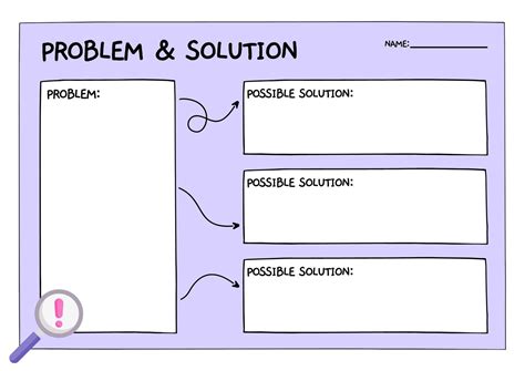 Problem and Solution Graphic Organizer - Templates by Canva | Graphic ...