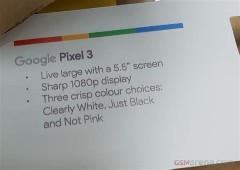 Pixel 3 and 3XL Screen Specifications Leaked Ahead of Launch - PhoneWorld