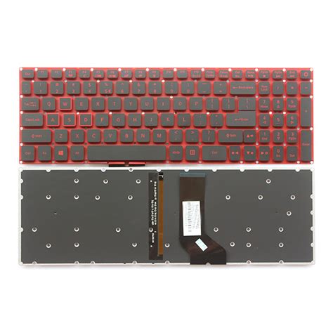 Laptop Keyboard For ACER Nitro 5 AN515-51 AN515-52 AN515-42 United States US Red Word With ...