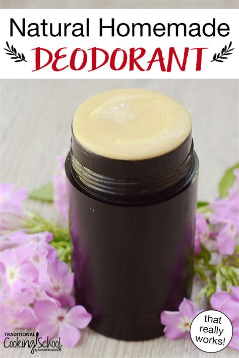 Natural Homemade Deodorant ...That Really Works!