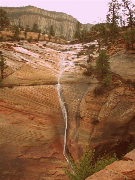 Waterfall at zion national park, Utah. | Zion national park, National ...