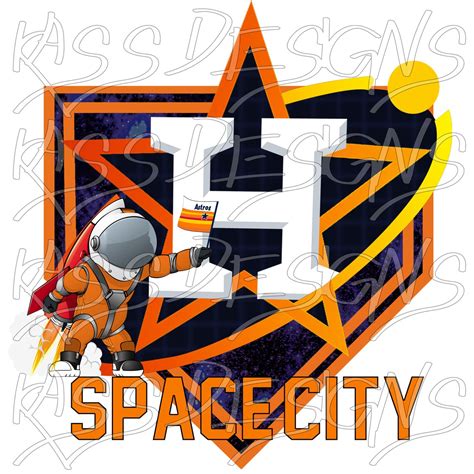 Astros Houston H Space City Baseball Flag Shirt Designs Png - Etsy