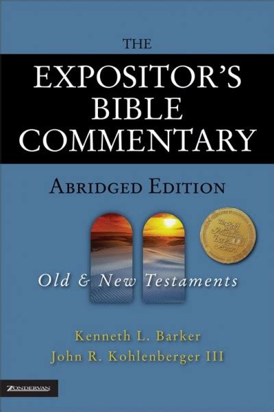 Expositor's Bible Commentary: Abridged Edition (2 Volumes) - Olive Tree ...