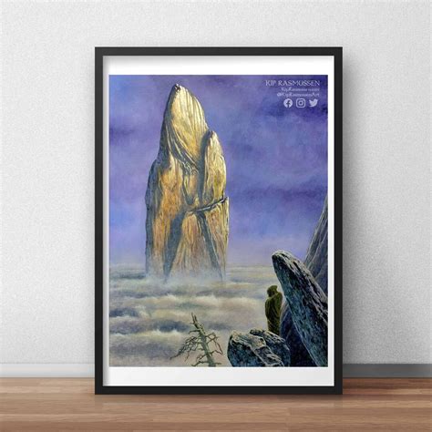 Tolkien Art Print, the Lord of the Rings, the Hobbit, the Silmarillion ...