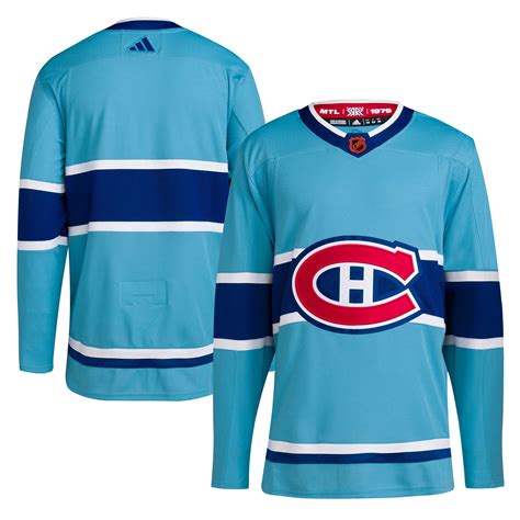 Montreal Canadiens adidas Reverse Retro 2.0 Authentic Blank Jersey ...