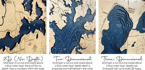 Lake Chatuge Map Chatuge Lake Map Custom Lake Map 3D Lake | Etsy